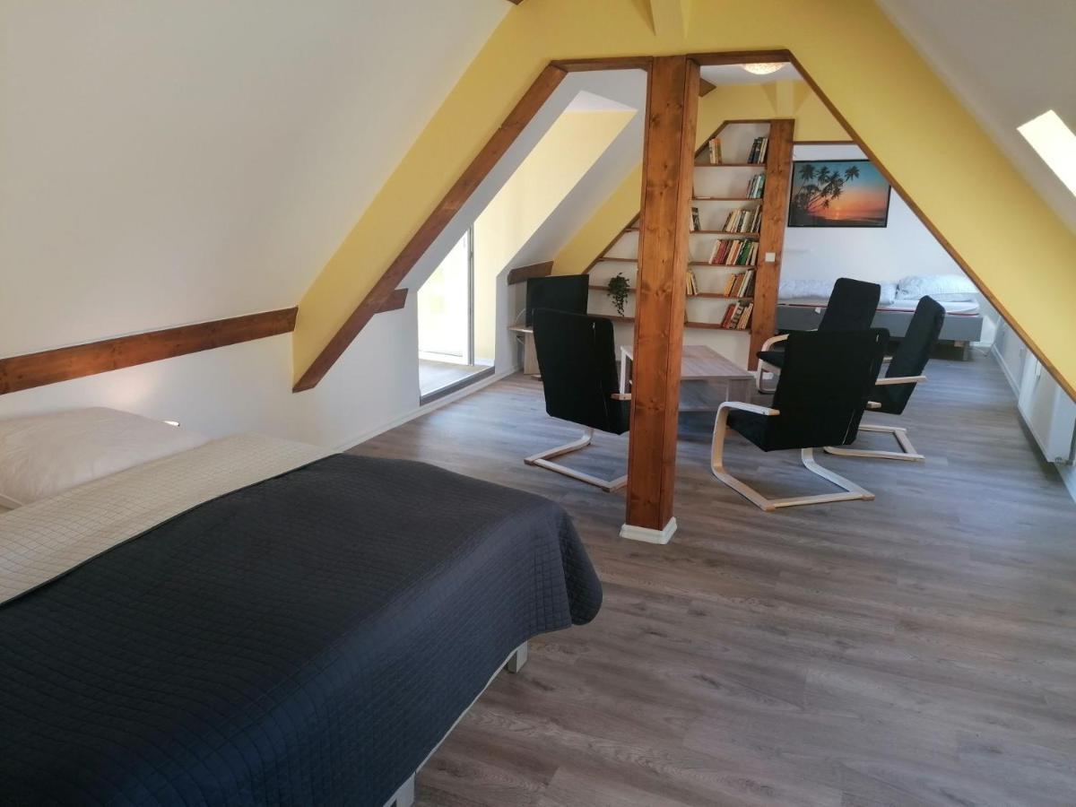 Sonnendeck Mit Dachterrasse & Parkplatz By Abcwismar Apartment Luaran gambar